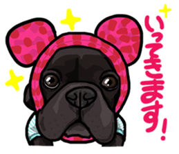 French bulldog family1 sticker #11974488