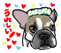 French bulldog family1 sticker #11974489