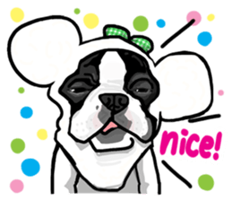 French bulldog family1 sticker #11974491