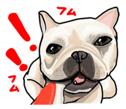 French bulldog family1 sticker #11974501