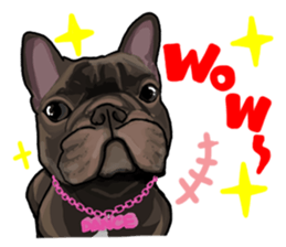 French bulldog family1 sticker #11974504