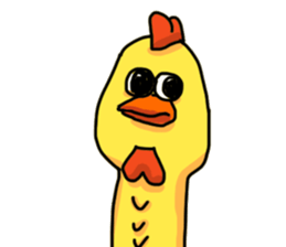 SCREAMING CHICKEN sticker #11974831