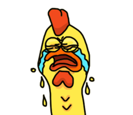 SCREAMING CHICKEN sticker #11974832