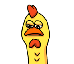 SCREAMING CHICKEN sticker #11974833