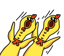 SCREAMING CHICKEN sticker #11974836