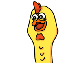 SCREAMING CHICKEN sticker #11974840