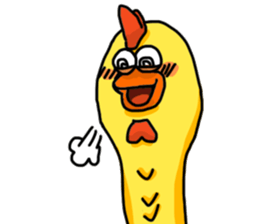 SCREAMING CHICKEN sticker #11974841