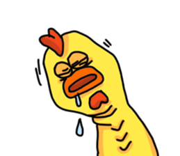 SCREAMING CHICKEN sticker #11974847