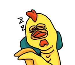 SCREAMING CHICKEN sticker #11974848