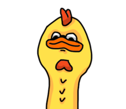 SCREAMING CHICKEN sticker #11974854