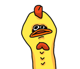 SCREAMING CHICKEN sticker #11974857