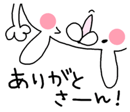 Miscellaneous cat rabbit. Kansai valve 2 sticker #11975047