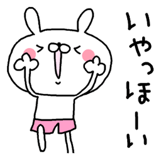 Miscellaneous cat rabbit. Kansai valve 2 sticker #11975065