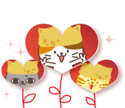 Inari cats.6 sticker #11975495