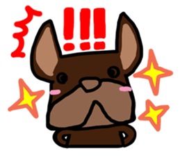 French bulldog family2 sticker #11975521