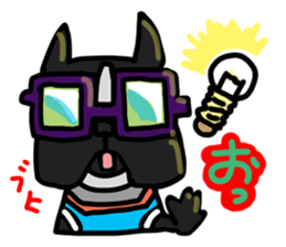 French bulldog family2 sticker #11975528