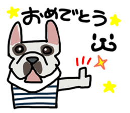 French bulldog family2 sticker #11975536