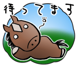 Thoroughbred sticker #11975649