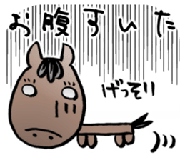 Thoroughbred sticker #11975655