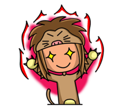 Leo zodiac. sticker #11976194