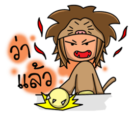 Leo zodiac. sticker #11976203