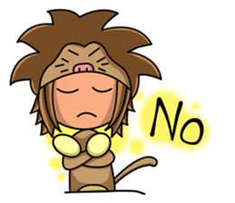 Leo zodiac. sticker #11976209