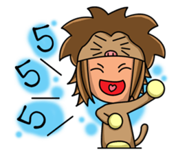 Leo zodiac. sticker #11976225