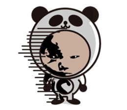 Cheeky baby. Panda version. sticker #11977900