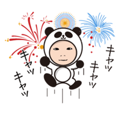 Cheeky baby. Panda version. sticker #11977904
