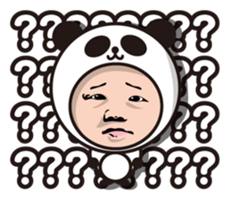 Cheeky baby. Panda version. sticker #11977905