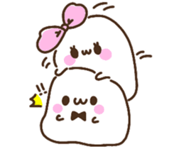 Marshmallow Girl & Boy. sticker #11977918