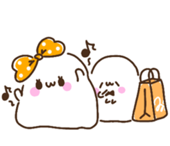 Marshmallow Girl & Boy. sticker #11977920