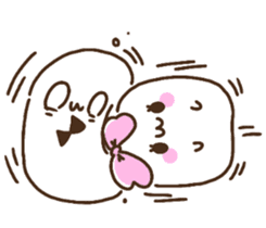 Marshmallow Girl & Boy. sticker #11977931