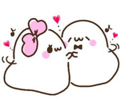 Marshmallow Girl & Boy. sticker #11977936