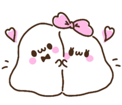 Marshmallow Girl & Boy. sticker #11977941