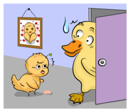 Positive chick - AG sticker #11978653