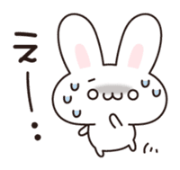 Rabbit big ears sticker #11978691