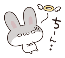 Rabbit big ears sticker #11978693
