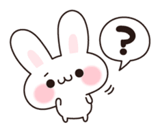 Rabbit big ears sticker #11978696