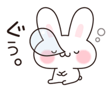 Rabbit big ears sticker #11978701