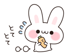 Rabbit big ears sticker #11978702