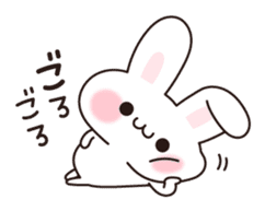 Rabbit big ears sticker #11978708