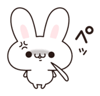Rabbit big ears sticker #11978709