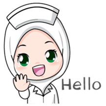 Lovely Muslimah Nurse sticker #11978710