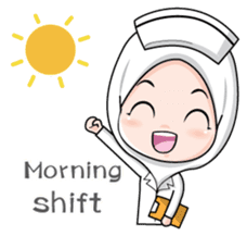 Lovely Muslimah Nurse sticker #11978711