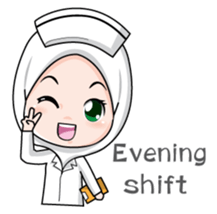 Lovely Muslimah Nurse sticker #11978712