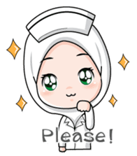 Lovely Muslimah Nurse sticker #11978716