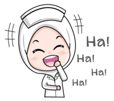 Lovely Muslimah Nurse sticker #11978728