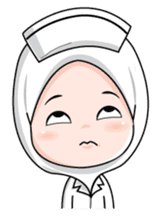 Lovely Muslimah Nurse sticker #11978736
