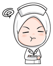 Lovely Muslimah Nurse sticker #11978742